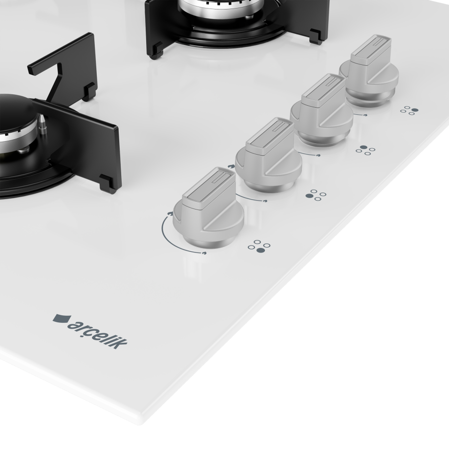 OCD T 601-1 EHB Gazlı Cam Tablalı Ocak - 1