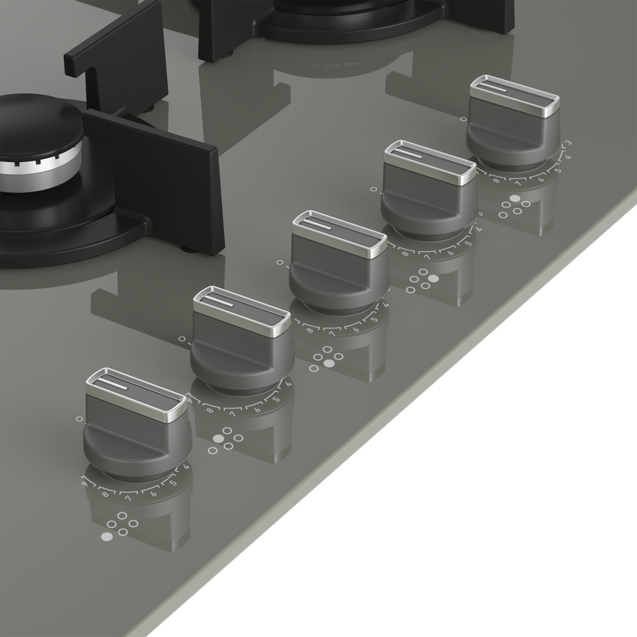 OCD T 752-1 DWKG Gazlı Cam Tablalı Ocak - 4