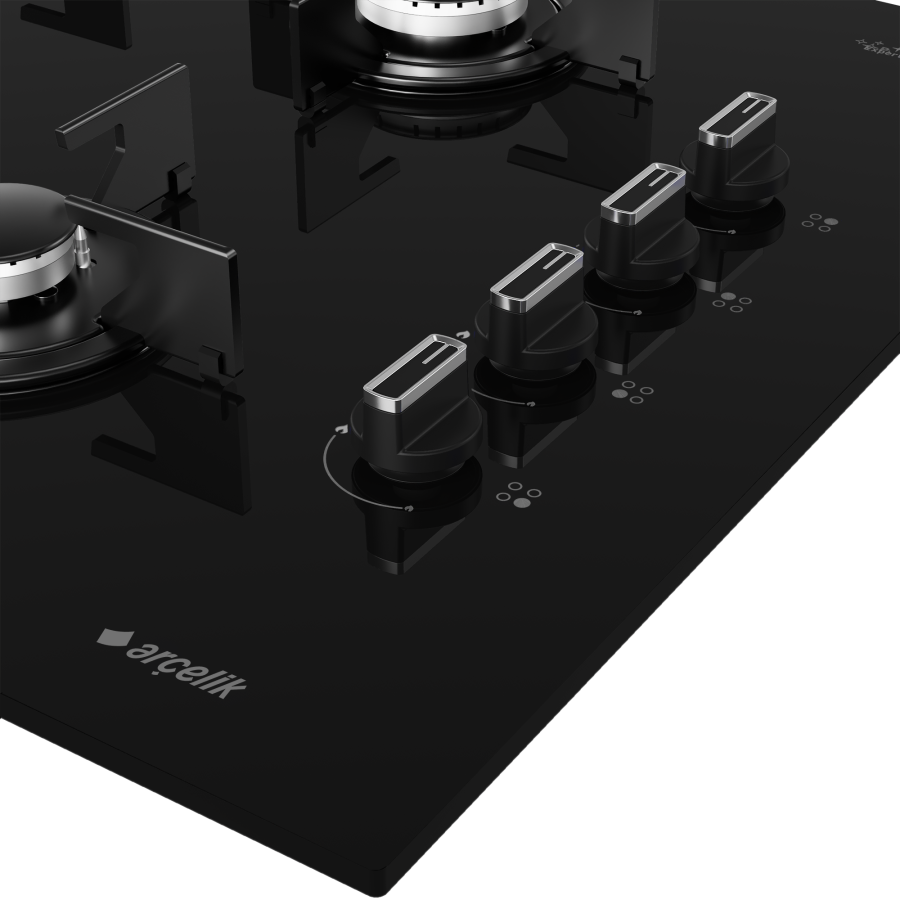 OCL T 651 ES Gazlı Cam Tablalı Ocak - 4