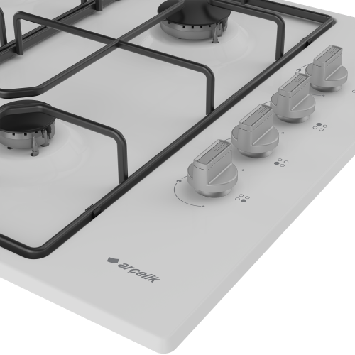 OMD D 611 EB Gazlı Metal Tablalı Ocak - 4