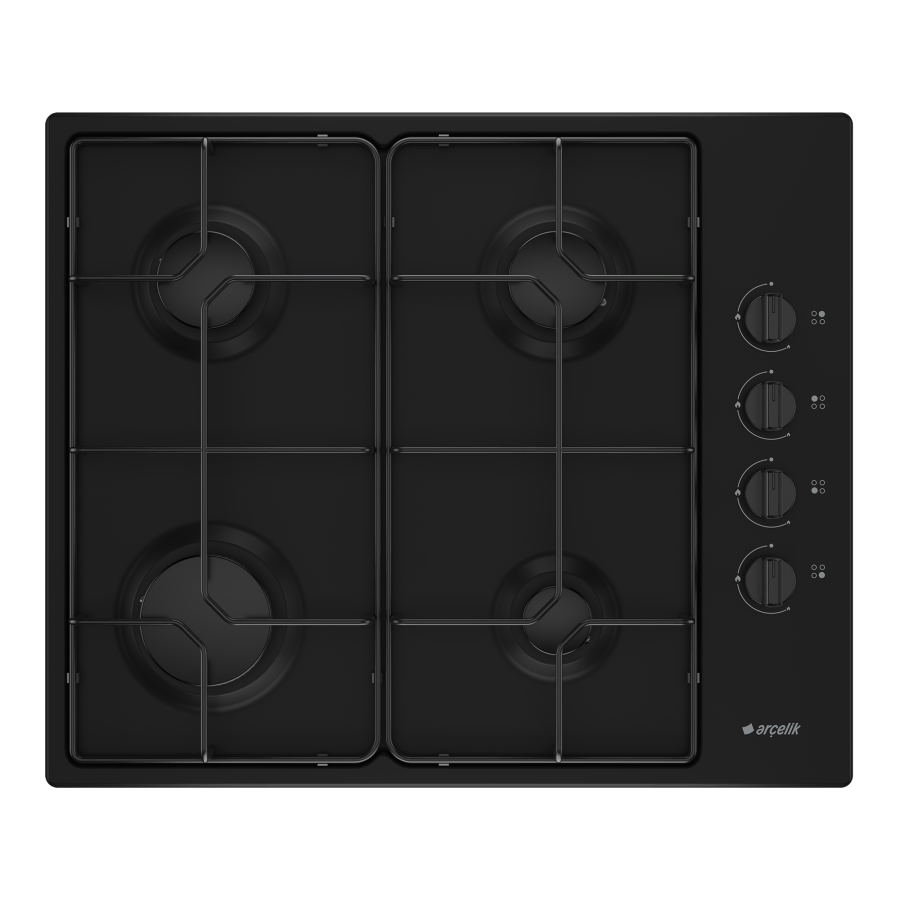 OMD D 611 ES Gazlı Metal Tablalı Ocak - 1